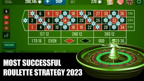 most successful roulette strategy